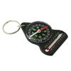 Convenient Compassing Thermometer Temperature Gauge with Keychain Perfect for Outdoor Explorations Reliable Navigation