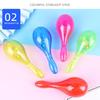 10PCS Plastic Blinking Light Up Maracas Safe Durable Noise Makers For Kids Adults Dance Performances