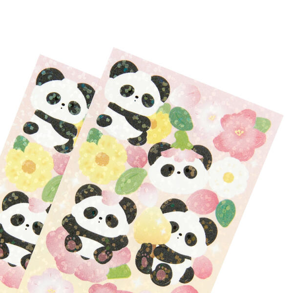 Bullet Journaling Flower Petal Panda Bear Seal Stickers