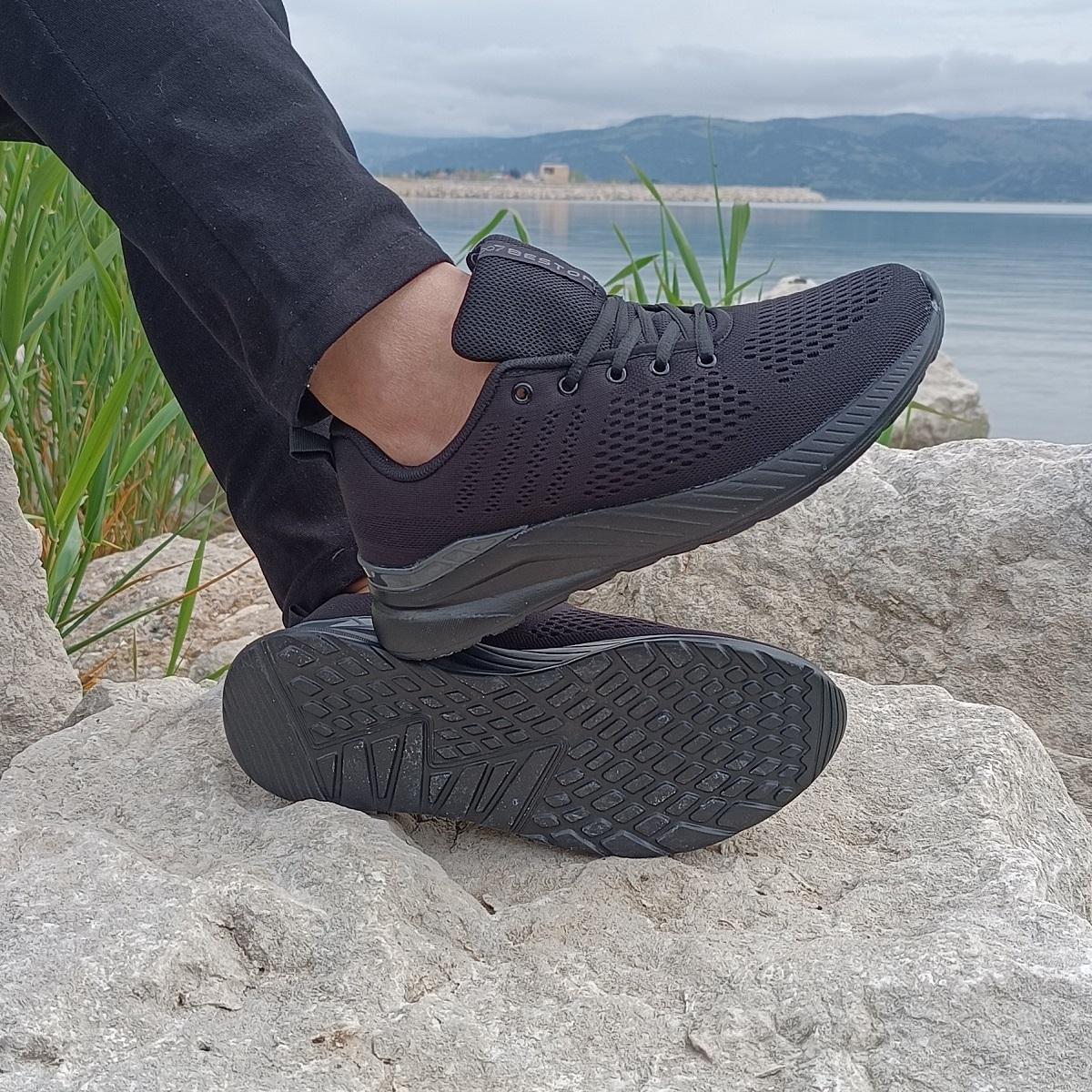 

Bestof 400 Black-black Mesh Memoryfoam Удобные кроссовки