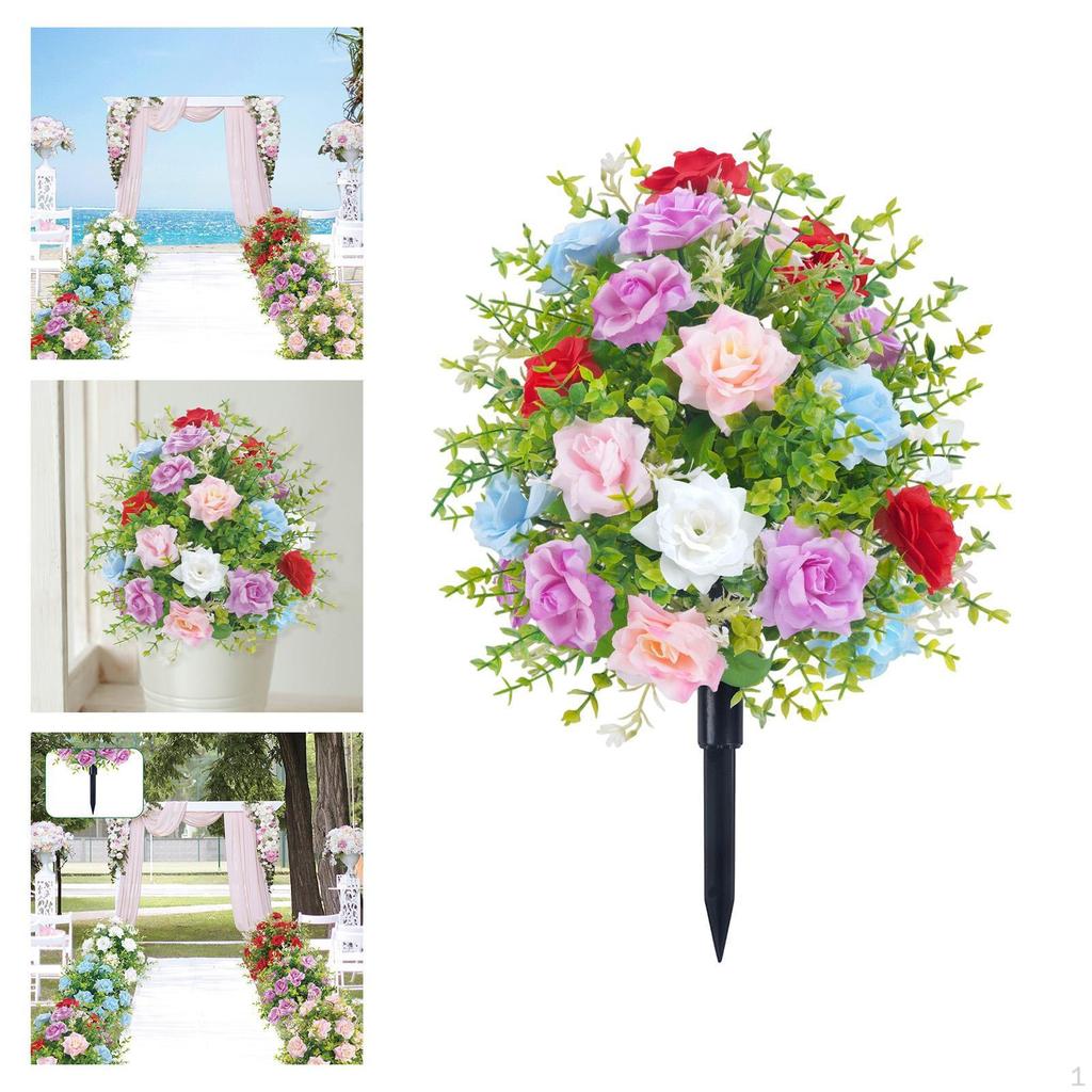 Artificial Commemorative Flower with A False Stake -based Plant at The Table of