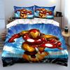 Iron Man Flying Action. Bedding Sets Duvet Cover Sets Duvet Covers Pillowcases(1 * Duvet Cover 2 * Pillowcases Without Duvet Insert)