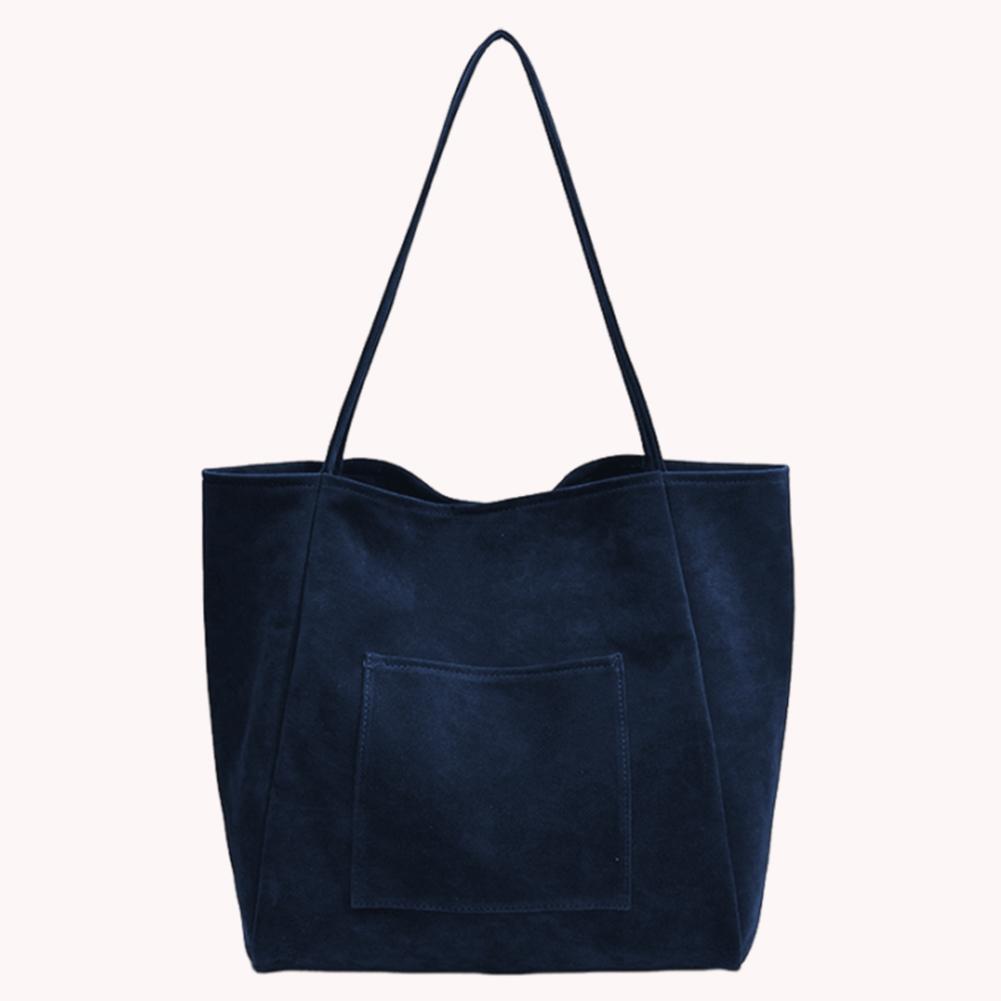 HOT Women Suede Shoulder Bag Large Capacity Top Handle Purse Satchel Purse Handb