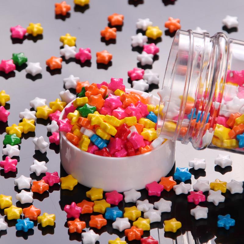 

2025 Golden Star Sugar Pearls for Cake and Dessert Decoration