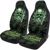 Car Seat Cover Creative Wolf Head Pattern Printed Logo From One Universal Front Seat Cushion