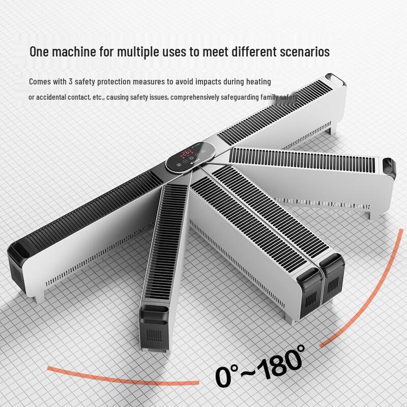 Gree 180° Foldable Mobile Floor Heater