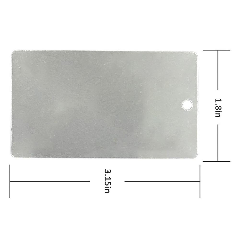 3.15*1.8inch Plant Labels 50 Pcs Aluminum Minimalist