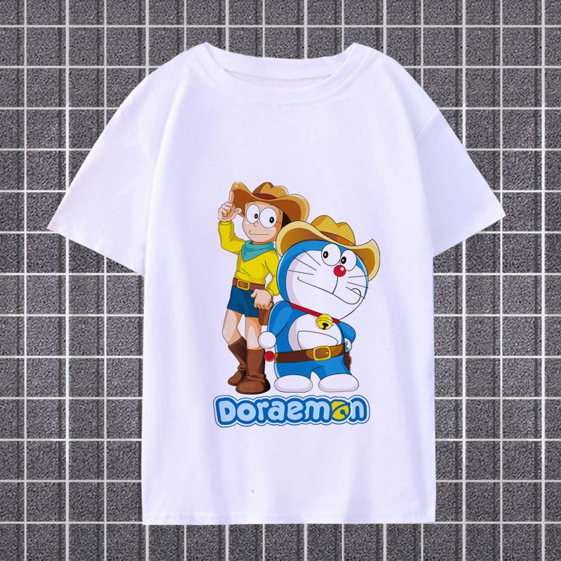 Doraemon Short-sleeve T-shirt, Doraemon Cartoon Anime Cute Children's Clothing, New Summer Style