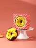 1 pair of mid-calf unisex socks in a sweet doughnut shape, a novel and creative fun holiday gift.