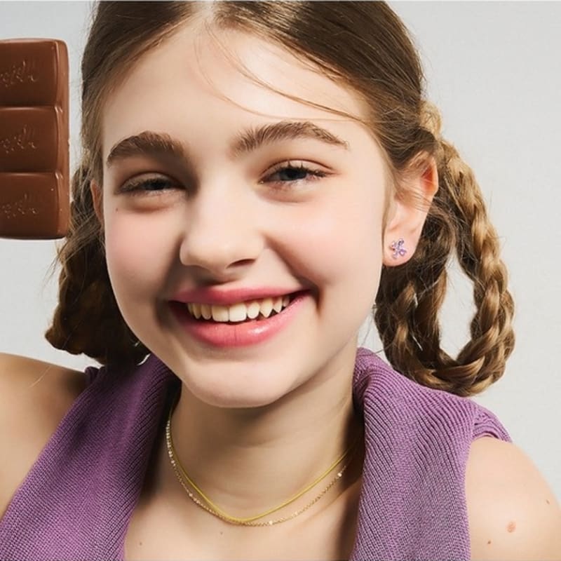 Dana Burton Mini Rosemary Flower Earrings