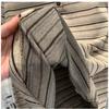 Autumn 2025 New Arrival: Women's High-End Korean Style Striped One-Shoulder Long-Sleeved T-Shirt