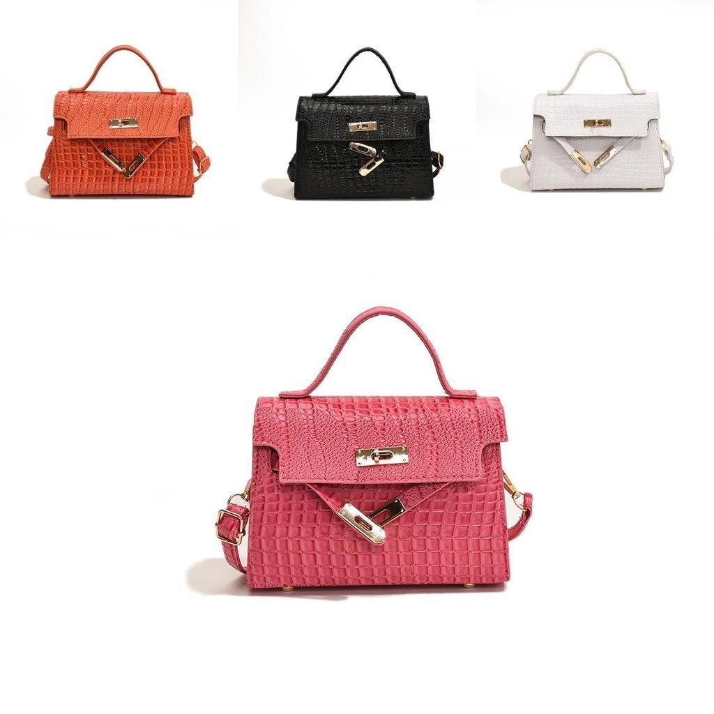 Stylish Pu Leather Handbag Trendy Street Style 2024 Summer Small Crossbody Bag