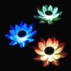 Lotus Solar Lotus Lamp Automatic Sensing Smart Switch Lotus Wishing Lamp  Garden