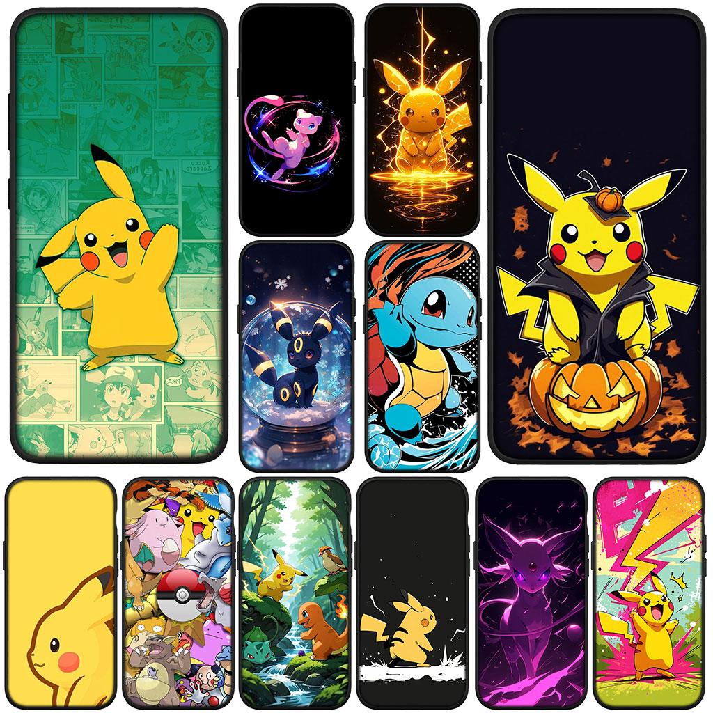 Mew P-Pikachus P-Pokemons GO Casing Phone Cover for Xiaomi Redmi Note 13 A3 A4 14 Pro Plus 9T 14C 13C 9C NFC + Pro+ 5G 4G Case