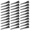 50 PCS 1.77"  Prong Curl Clips Gold Curl Pins Duckbill Section Clips Metal Alligator Clips for Hair Extensions Styling(4.5cm)