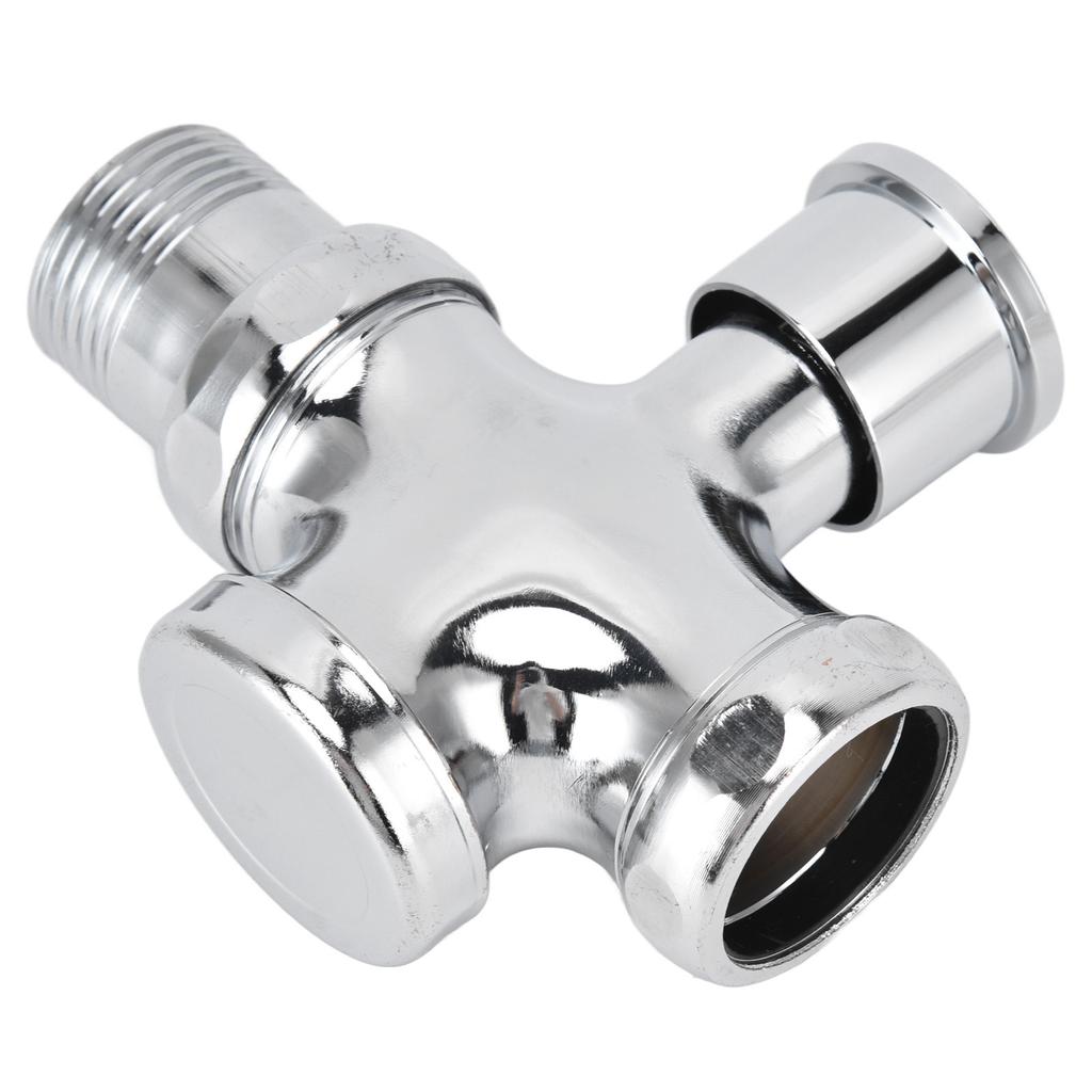 Urinal Flush Valve with Push Button Toilet Delay Flushing Valve Toilet Tank Parts Replacement DN20