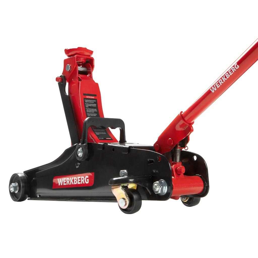 Podnośnik Samochodowy Niskoprofilowy WERKBERG 2,5T 80-360 Mm N