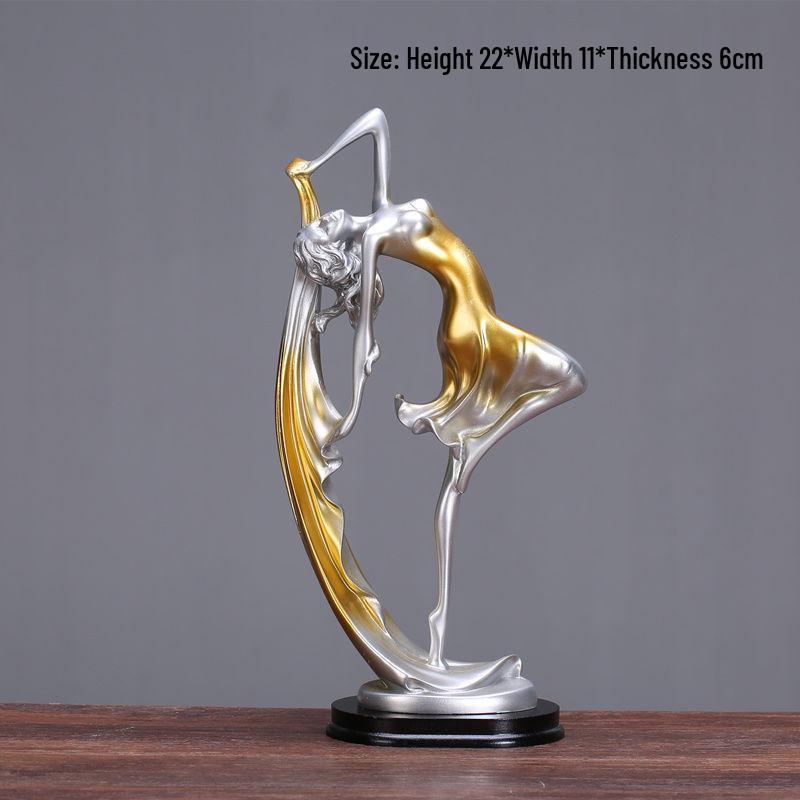 

Elegant European Dancing Girl Figurine - Fashionable Home Decoration & Birthday Gift
