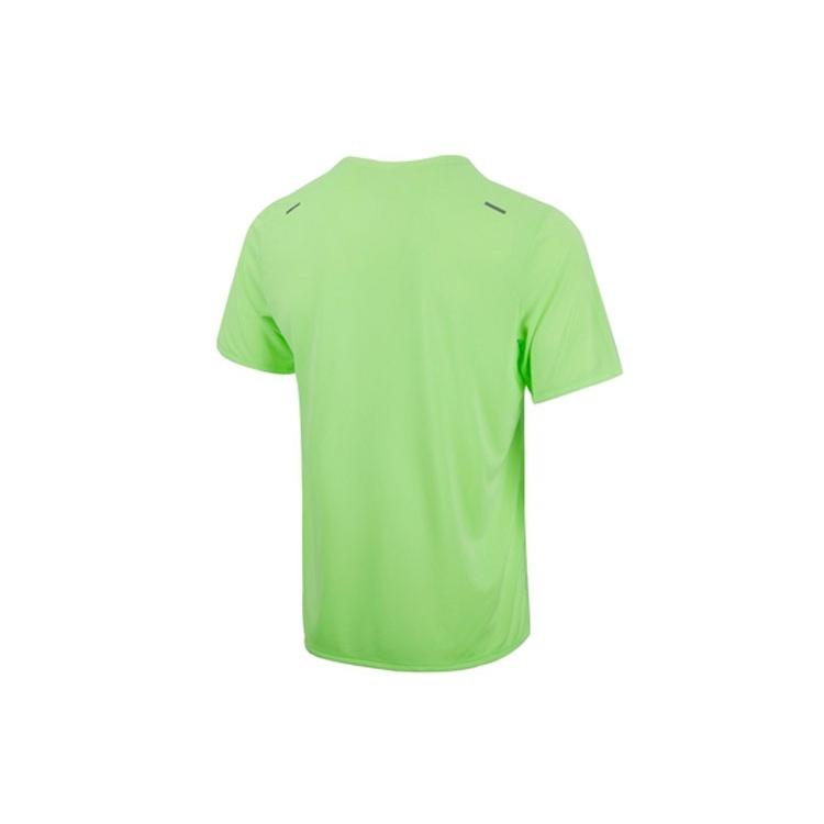 Nike Solid Color Reflective Logo Printing Round Neck Pullover Short Sleeve Green Men's CZ9185-358