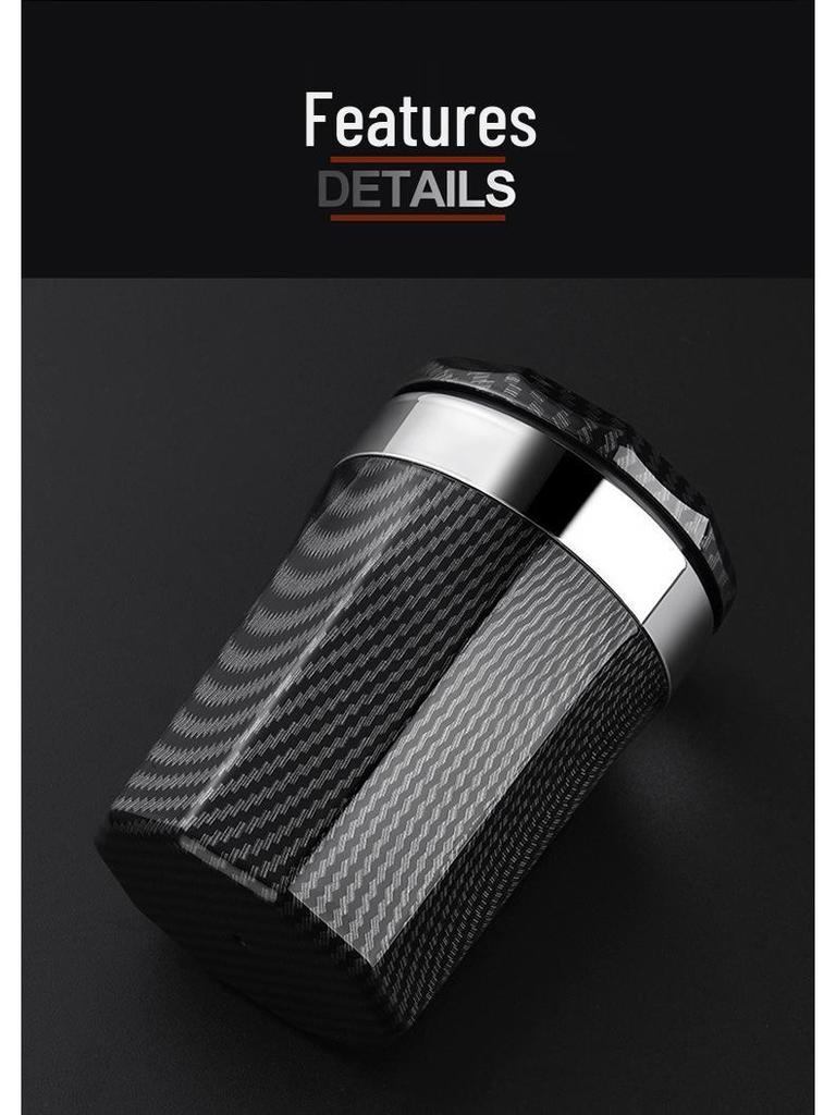 High Flame Retardant Car Ashtray with Lid & Light for 2025 GAC GS8/M8 Interior Modification