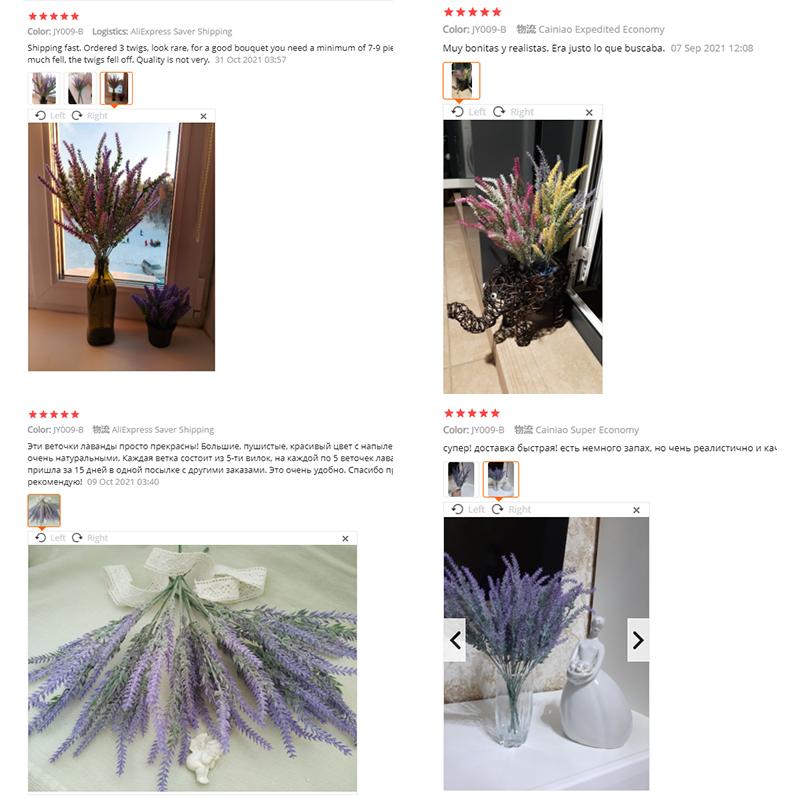 Umělé květiny Levandule odolná proti mrazu Gypsophila 6 stylů Romantický Valentýn Svatební dekorace Věčný květinový dárek