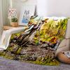 Farmers Seeds Flannel Blanket Super Soft Warm Cozy Blanket for Sofa Bed Office Travel All‑Season Home Decor Gift
