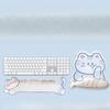 Cute Wrist-supporting Mouse Pad, Protects The Wrist. Keyboard Support for The Keyboard. Office Mouse Pad. for Girls