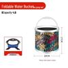 Multi-Functional Foldable Fishing Bucket with Rope & Anti-Jump Net for Live Fish