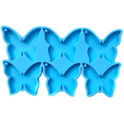 Butterfly-shaped Mirror Silicone Mold Suitable for Epoxy Resin Diy Craft Earrings Pendant Tag Keychain Jewelry Making