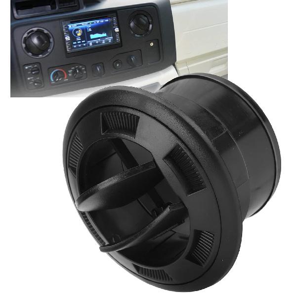 Aramox Air Vent Ventilation Outlet, 75mm Dashboard Air Conditioning Deflector Outlet Black Round Vent Universal for Bus RV