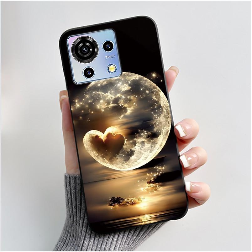 For ZTE Blade V50 Vita Case Luxury Cute Love Rabbit Funny Black Soft Silicone Phone Casing For ZTE BladeV50 Vita V50Vita Cover