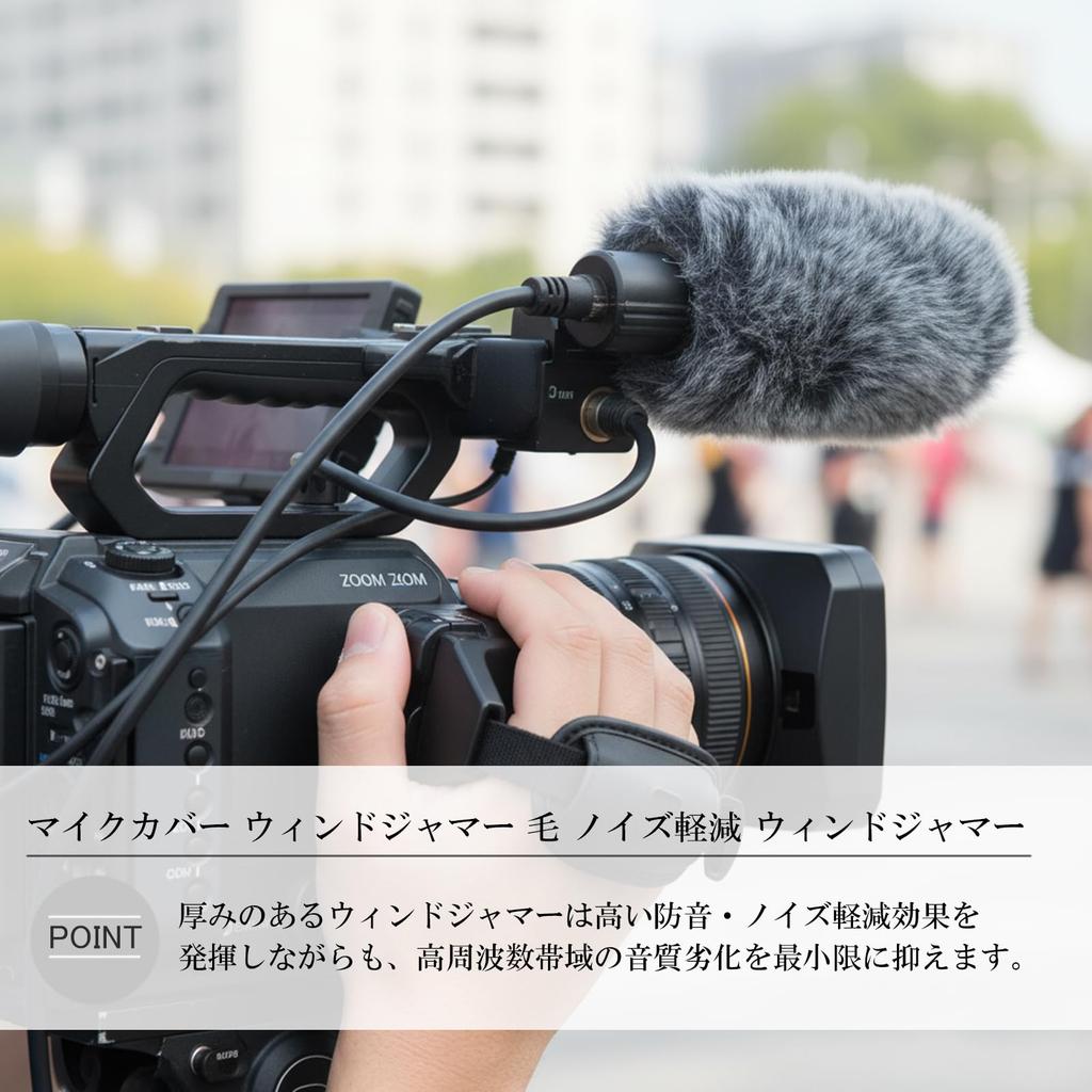 Silver & Style Microphone Windscreen, Fur Cover, Windproof, Noise Reduction, Windjammer (Gray, 15cm)