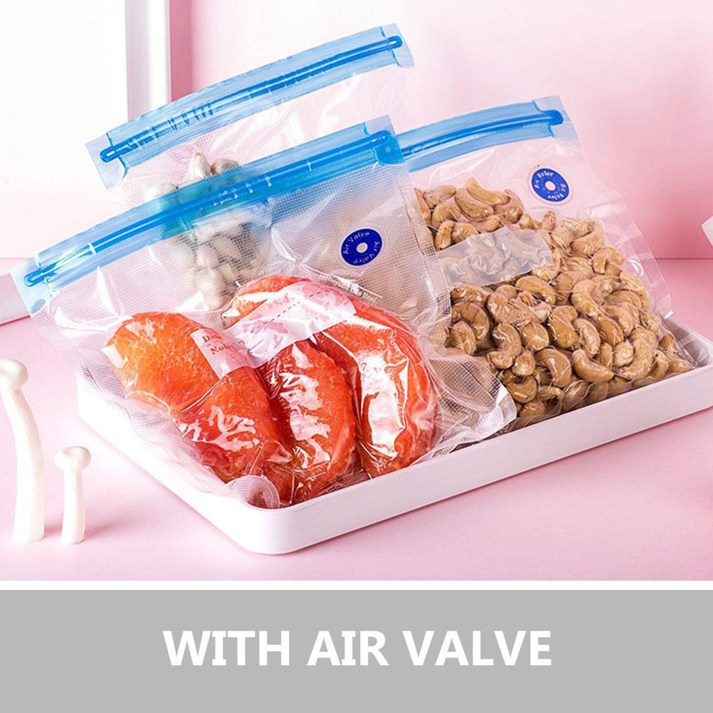 Food Vacuum Bag Bags Vegetable Preservation Storage Sealer for Reusable Fresh Keeping Meat