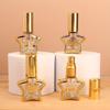 2pcs/set 8ML Luxury Golden Essential Oil Roller Bottle Refillable Perfume Bottle Glass Roll-On Essential Oil Bottle Cosmetics
