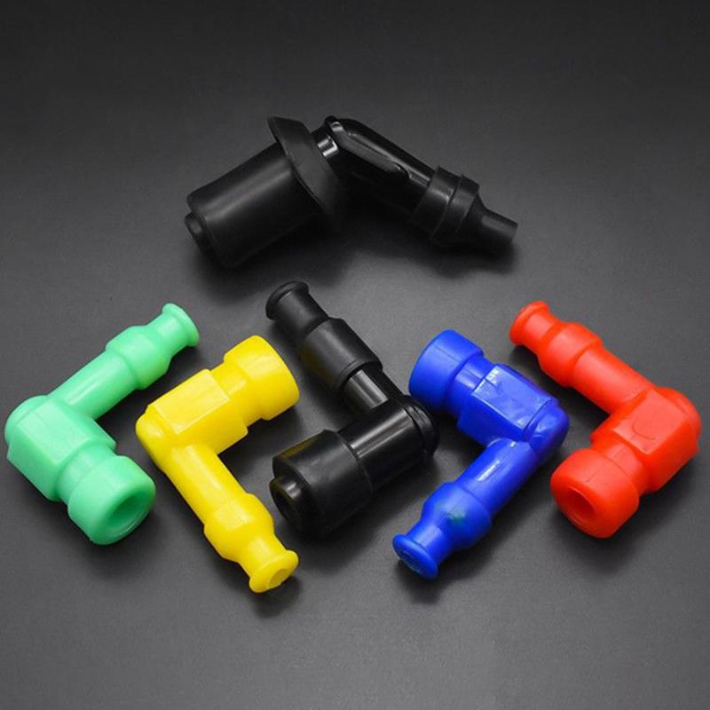Motorcycle High Performance Spark Plug Cap Universal Rubber Lgnition Spark Plug Cap For Quad Buggy Motorbike Atv Scooter Bike