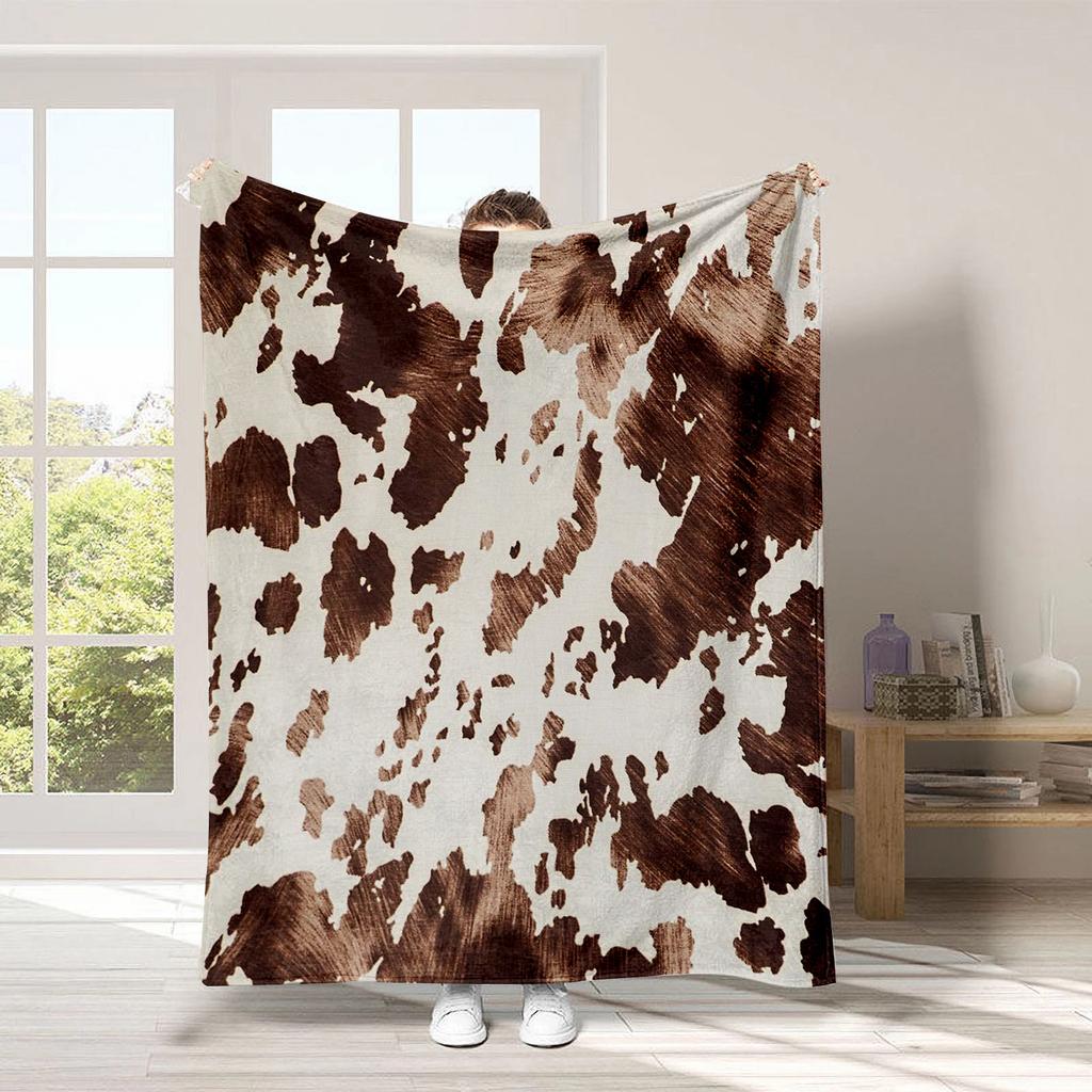texture of animal fur Printed Blanket for Sofa Bed Travel Camping Living Room Office Conditioning Blanket for All Seasons Gifts