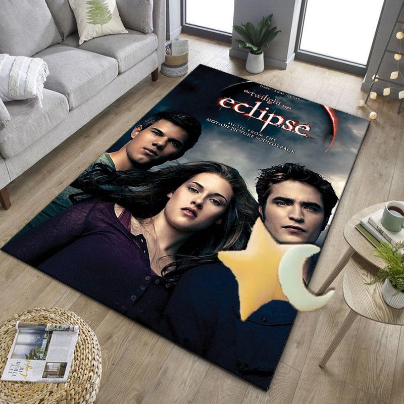 Eclipse Twilight vampire Office Rug Chair Mat, Game Carpet, Suitable for Front Door, Bedroom, Living Room, Desk, Holiday Gift