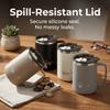 304 Stainless Steel Thermal Coffee Mug Leakproof Insulated Tumbler Dual Drink Cup with Handle Travel Tea Water Bottle Office Hom