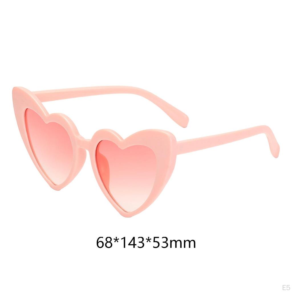 Heart Shaped Sunglasses Creative Sun Glasses for Dress Up Accessory Outdoor