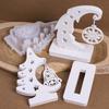 Christmas Ornament Snowflake Bell Pendant Mold DIY with Base Plaster Resin Listing Silicone Molds Home Xmas Party Dec Craft Gift