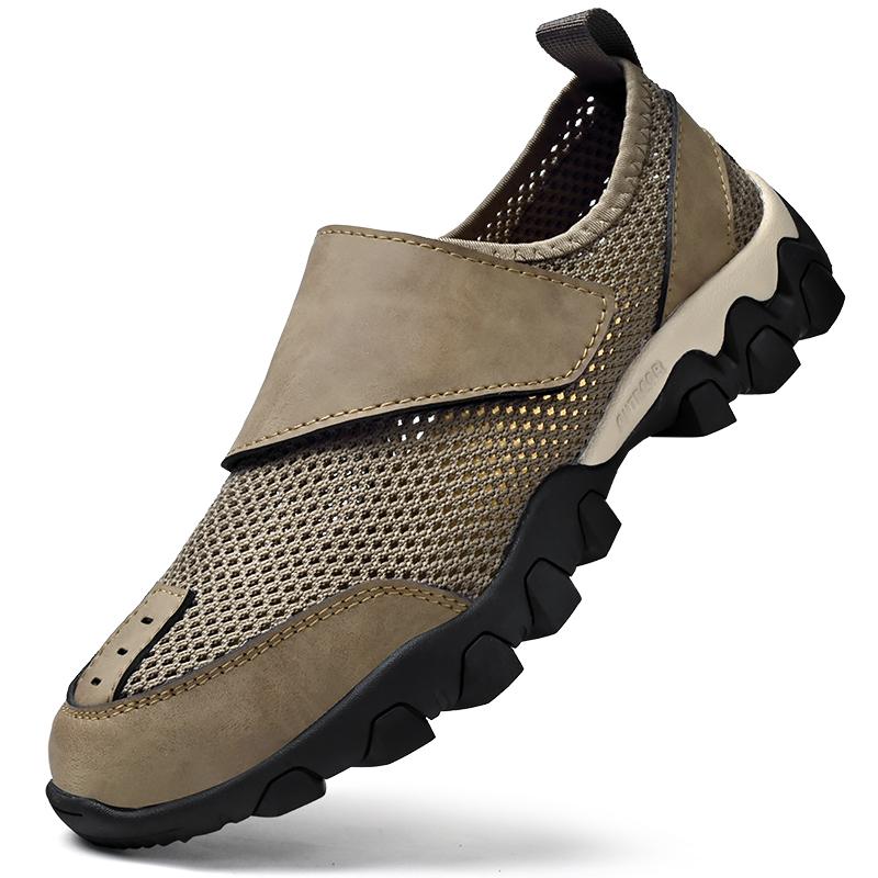 

Мужские кроссовки Дышащая обувь для ходьбы Горячая распродажа Мужская повседневная обувь Удобные сетчатые слипоны Ручной работы Лоферы Универсальные летние кроссовки 46 коричневый