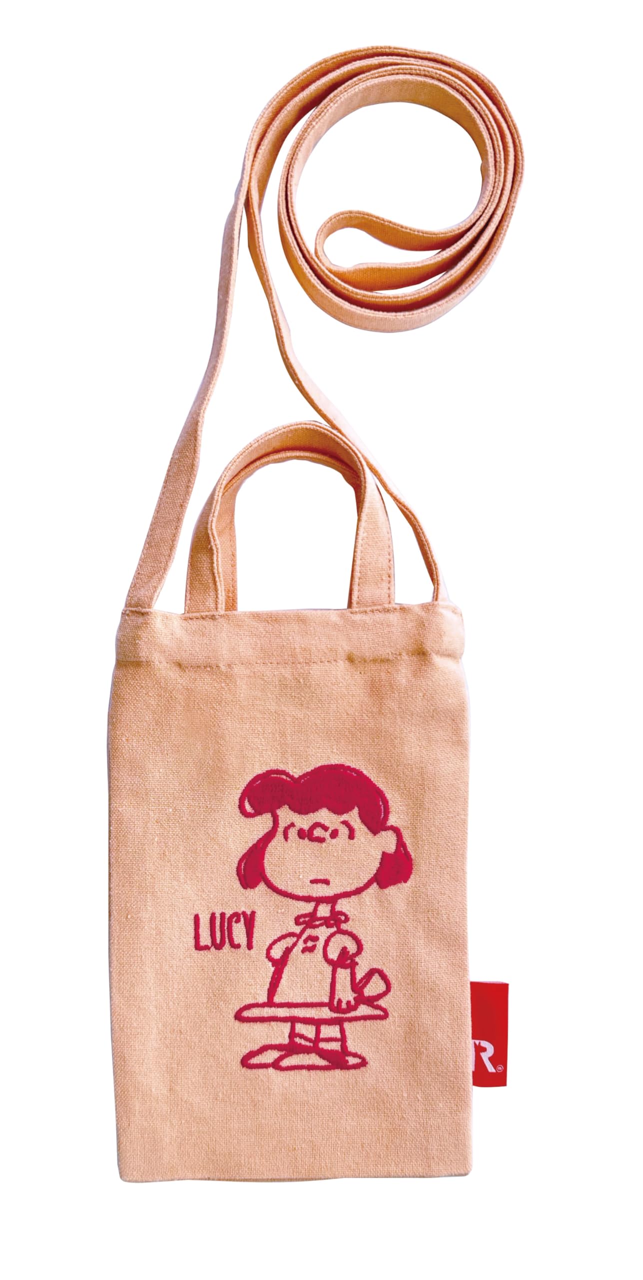 

8596 SNOOPY Snoopy Мини-сумка Sacoche Baby Lou IP BR 2Way LUCY [Routeto] Peanuts-9A (06 Розовый)