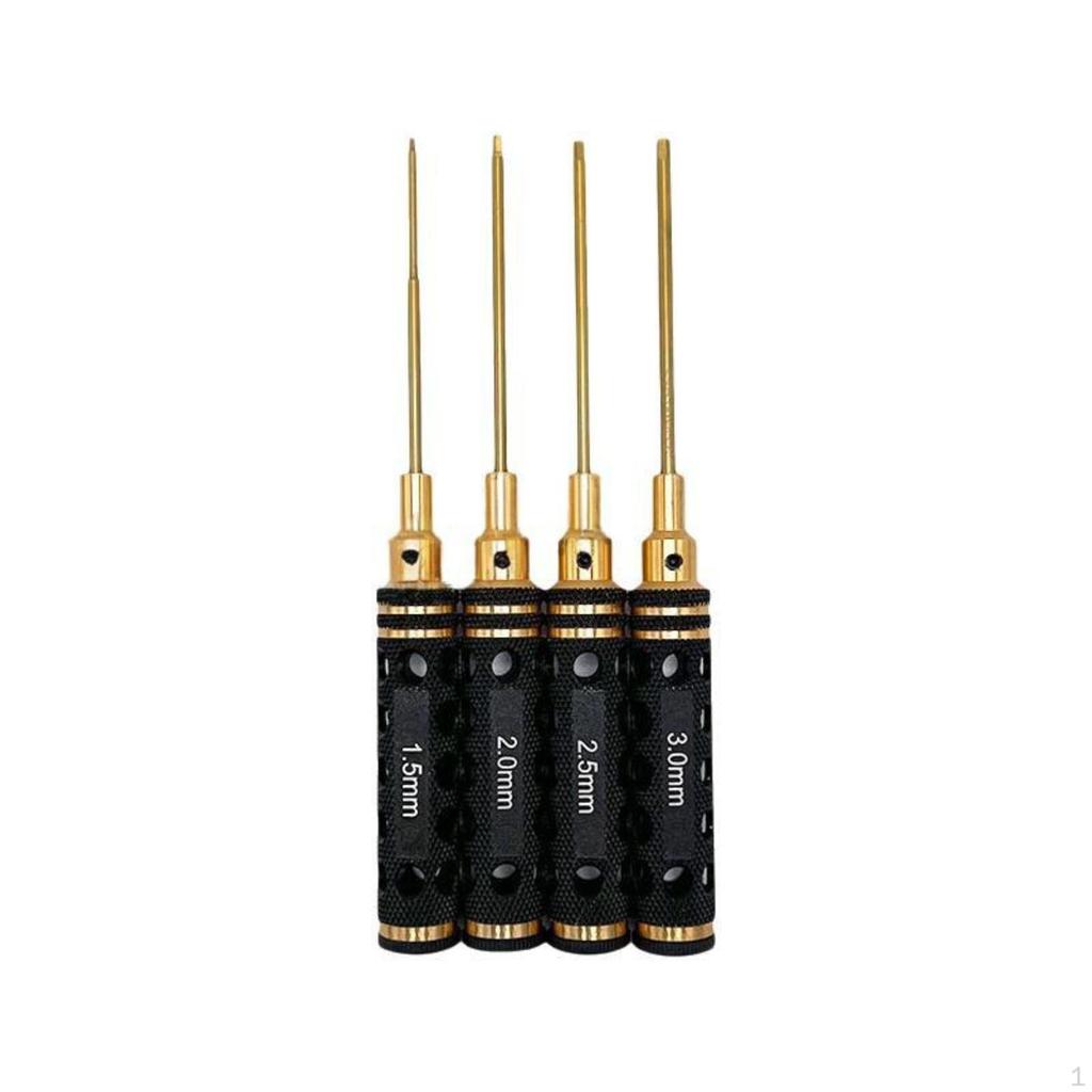 precise Screwdriver Set, RC Model Tool Kit, metalcoated, attractive, 18Piece Black Hex 18pcs set