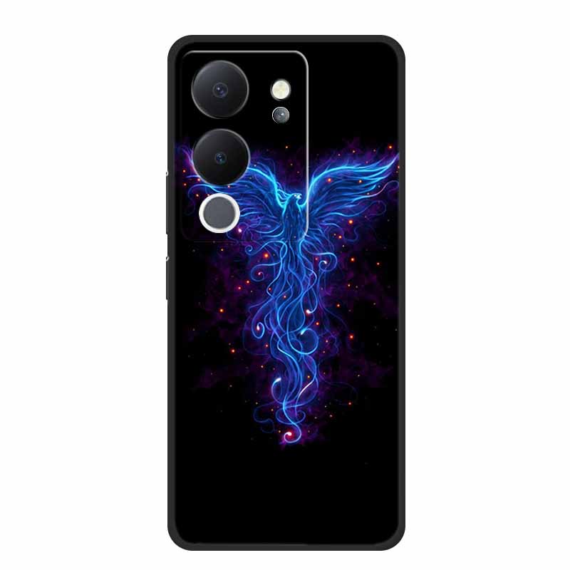 Phone Case For Vivo V30 Lite 5G Back Cover Case Shockproof Black Silicone Soft Funda For Vivo V30 Lite Case V 30 Lite Coque Capa