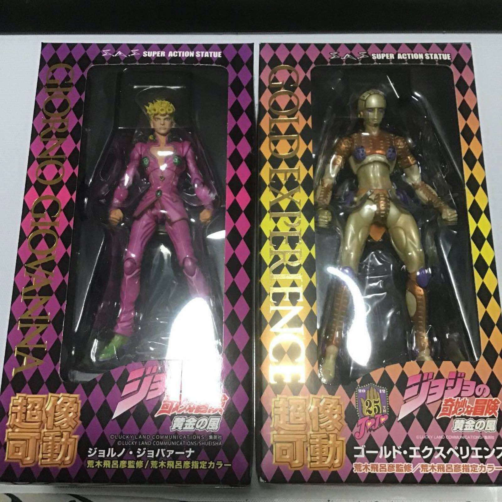 

JoJo s Bizarre Adventure Super Action Statue Джорно Золотой Опыт Фигурка 2 шт.