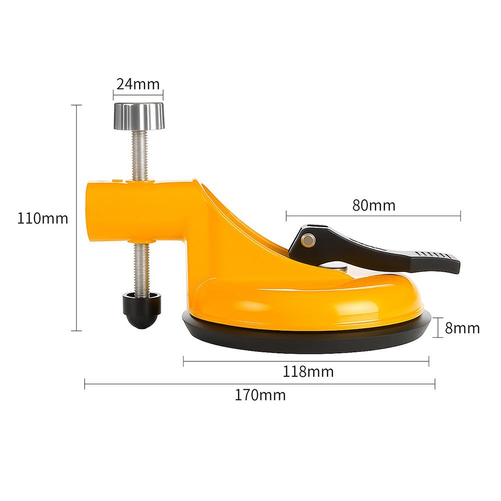 1 Pcs Aluminum Alloy  Wall Tile Leveler Suction Cup Large  Plate Marble Leveling Splicer Wall Floor Construction Tools