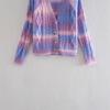 Women's Tie-Dye Cross-Border Knit Cardigan Sweater