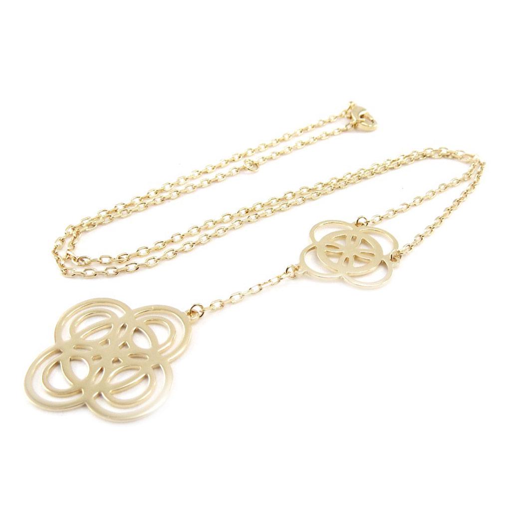 Les Trésors De Lily [J0871] - Gold Plated Necklace 'Choreography'