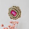 Brooch Pin Lady Accessory Gift 2 Colors for Choose