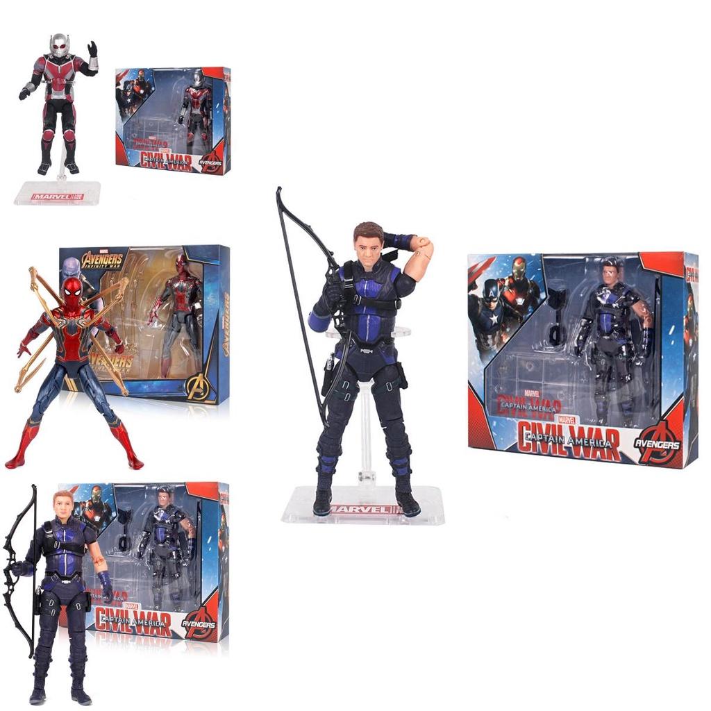 Figura Coleccionable de Superhéroe Marvel con Articulaciones Móviles y Base de 6.7 Pulgadas de Altura